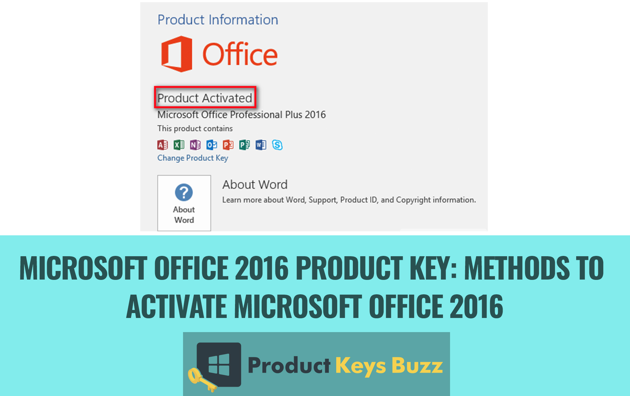 microsoft office activation code 2016